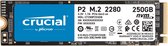 Crucial P2 Ssd 250 Gb 3d Nand Nvme Tm Pcie M.2 2280ss (ct250p2ssd8)