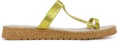 Ilse Jacobsen  Slippers / Teenslippers Dames - Poppy 1501 - Geel - Maat 36