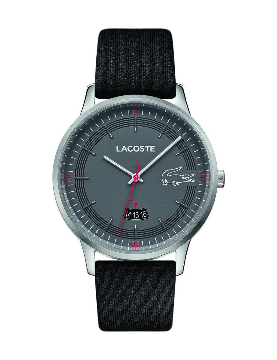 Lacoste 2011032 - Horloge - Textiel - Zwart - 41 mm
