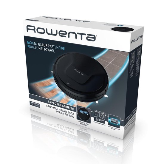 Rowenta Explorer RR682 robot aspirateur 0,25 L Sans sac Noir | bol.com