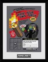 MINECRAFT - Collector Print 30X40 - Make you Own Torch