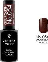 Gellak Victoria Vynn™ Gel Nagellak - Salon Gel Polish Color 054 - 8 ml. - Smoky Brown