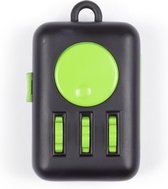 Thumbsup! Sleutelhanger Anti-stress Fidget Junior Zwart/groen