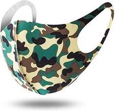 Camouflage Mondmasker | Gezichtsmasker | Mondkapje | Wasbaar | Herbruikbaar | Mond Masker | Groen