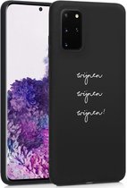 iMoshion Design voor de Samsung Galaxy S20 Plus hoesje - Wijnen Wijnen Wijnen - Zwart