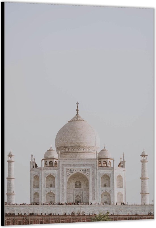 Dibond –Agra Taj Mahal - India– 100x200 Foto op Aluminium (Wanddecoratie van metaal)