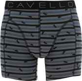 Cavello - Heren - 2-Pack Boxershorts Strepen - Grijs - M