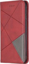 Coverup iPhone SE (2020 / 2022) / 8 / 7 Hoesje - Geometric Book Case - Rood