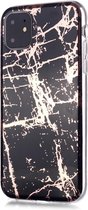 iPhone 11 Hoesje - Marble Design - Black Gold