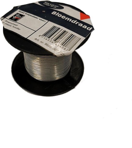 1x pcs fil de reliure / fils de reliure acier galvanisé 0,7 mm x 100 m sur  un rouleau