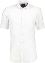 Lerros Korte mouw Overhemd - 2042170 100 WHITE (Maat: XXL)