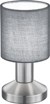 LED Tafellamp - Tafelverlichting - Trion Garno - E14 Fitting - Rond - Mat Grijs - Aluminium - BES LED