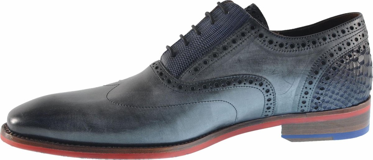 Floris Van Bommel SFM Veterschoenen - Zwart- Heren maat 30229 | bol.com