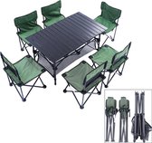 Let op type!! 7 in 1 Outdoor Portable Folding Table Chair Set