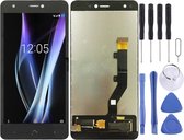 LCD-scherm en Digitizer volledige montage voor BQ Aquaris X / X Pro (zwart)