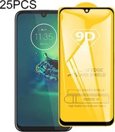 Voor Motorola Moto G8 Plus 25 PCS 9D Volledige lijm Volledig scherm Gehard glasfilm