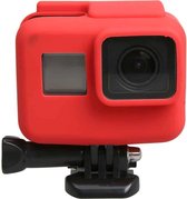 Origineel voor GoPro HERO5 siliconen randframe behuizing behuizing beschermhoes cover shell (rood)