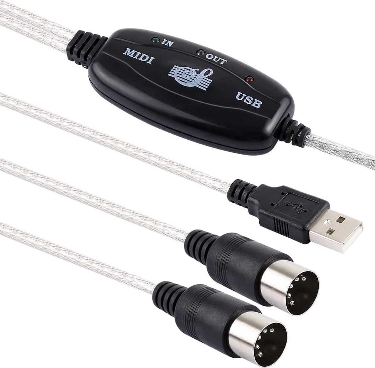 Let op type!! USB naar MIDI keyboard Interface conversie Kabel Adapter