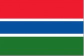 vlag Gambia 30x45cm