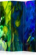Kamerscherm - Scheidingswand - Vouwscherm - Colored flames II [Room Dividers] 135x172 - Artgeist Vouwscherm
