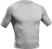 GripGrab - Expert Seamless Korte Mouw Zomer Fiets Base Layer Zweethemd - Grijs - Unisex - Maat XL/XXL