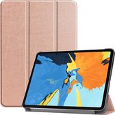 Hoes Geschikt voor iPad Pro 2020 (11 inch) Hoes Luxe Hoesje Book Case - Hoesje Geschikt voor iPad Pro 11 inch (2020) Hoes Cover - Rosé goud