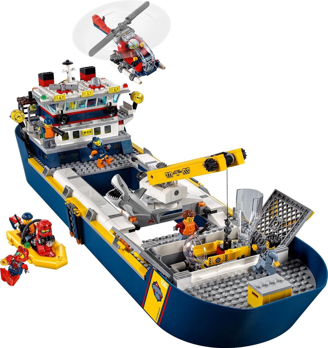 kunstmest nauwelijks hemel LEGO City Oceaan Onderzoeksschip - 60266 | bol.com