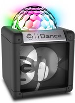 iDance CUBESING100BK Bluetooth Party Speaker met Disco LED-Verlichting - Zwart