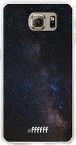 Samsung Galaxy S6 Hoesje Transparant TPU Case - Dark Space #ffffff