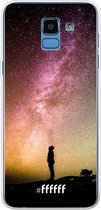 Samsung Galaxy J6 (2018) Hoesje Transparant TPU Case - Watching the Stars #ffffff