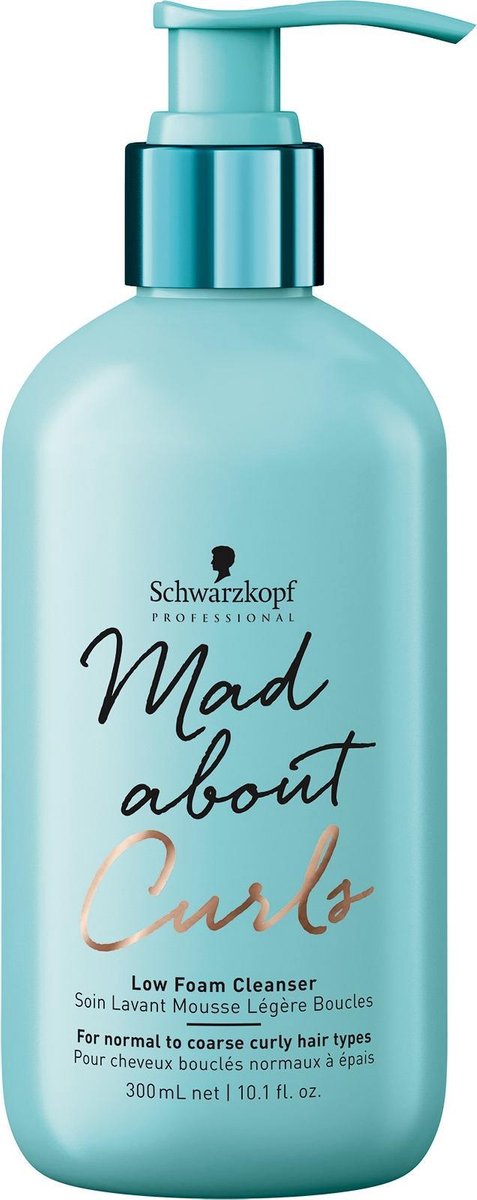Schwarzkopf - Mad About Curls - Low Foam Cleanser - 1000 ml