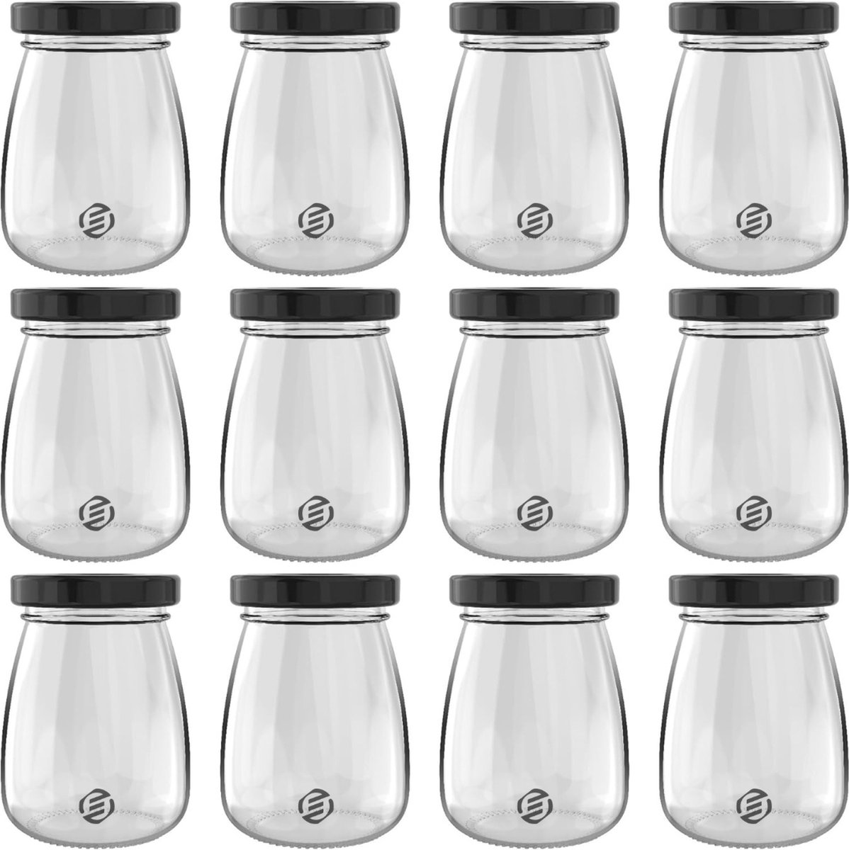 Equivera Overnight Oats Potjes - Muesli Beker - Mason Jar - Havermout - Set - Must have voor jouw ontbijt