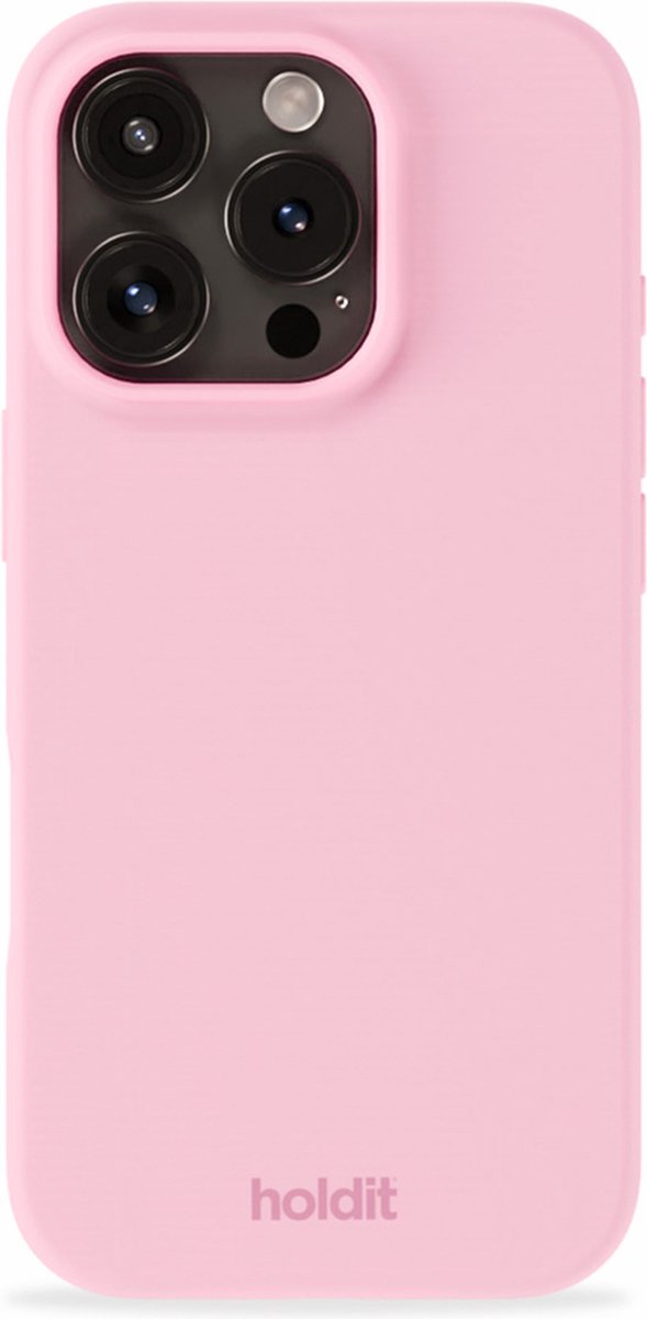 Holdit Silicone Case geschikt voor Apple iPhone 16 Pro - Pink