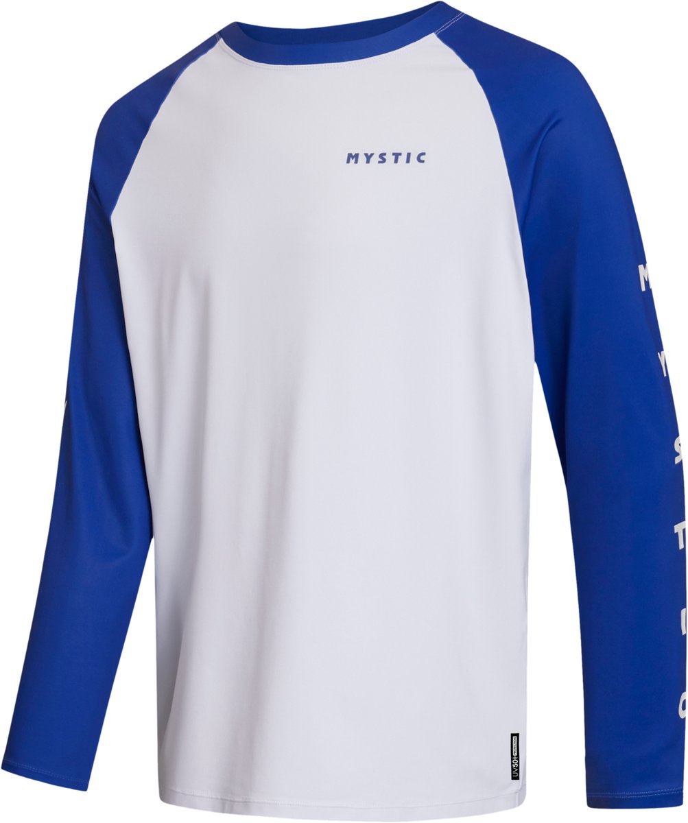 Mystic Heren Bout Lange Mouw Quickdry Tee - White /