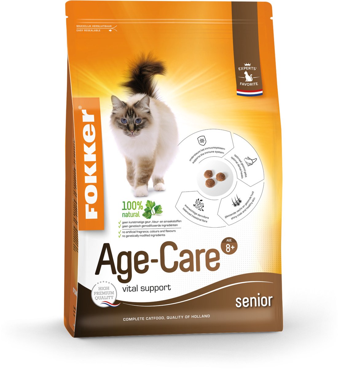 Fokker kat age-care kattenvoer 2,5 kg