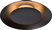 Lucide FOSKAL - Plafonnière (Plafondlamp) - Ø 21,5 cm - LED - 1x6W 2700K - Zwart