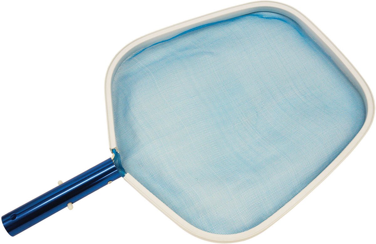 Deluxe Leaf Skimmer w/ Nylon Net (Blue/White)