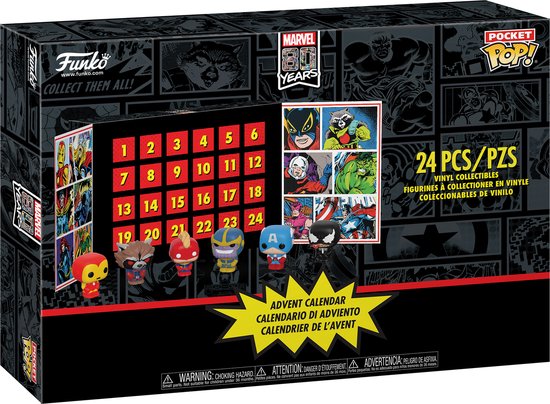 Funko Pocket Pop! - Marvel Avengers Adventkalender- 24 stuks