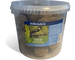 Allbirds&Co Mezenbol Zonder Net - Voer - 85 g 35 stuks