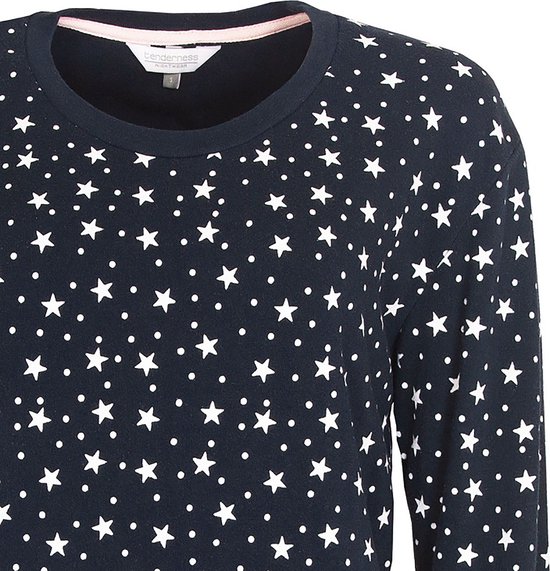 Pyjama Eponge Femme Tenderness Blauw TEPYD2123A - Tailles: XXL