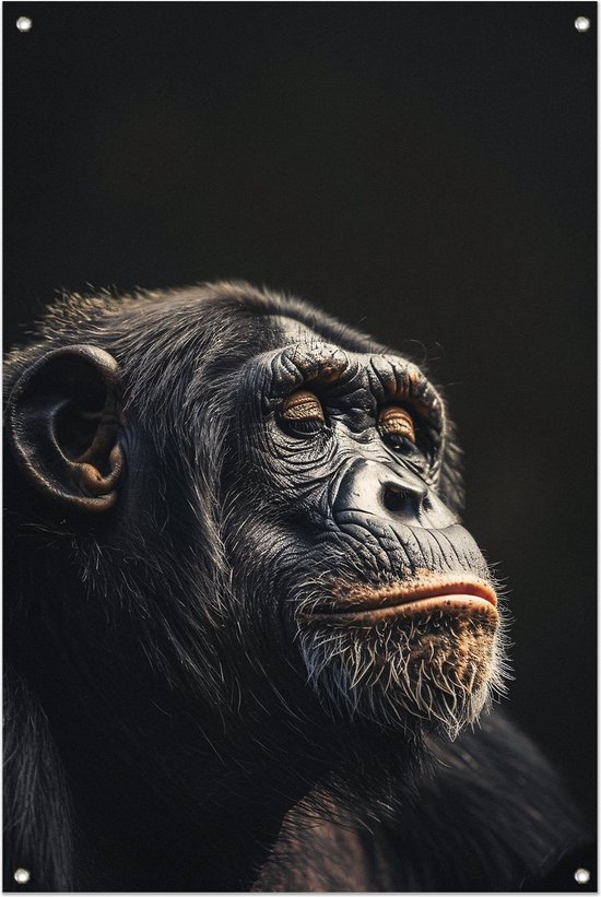 aap tuinposter - Aap tuinposter - Tuinposters Dier - Poster buiten ...