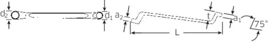 Stahlwille 20 6 X 7 41040607 Clé polygonale double 6 - 7 mm DIN 838, DIN ISO 10104