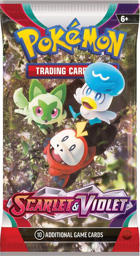 Pokémon Scarlet & Violet Booster - TCG kaarten - 1 pakje 10 kaarten