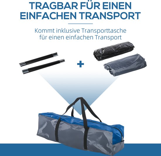 Outsunny Dubbelwandige koepeltent familietent voor 4 personen outdoor iglo waterdicht A20-055 van Outsunny — afbeelding 4