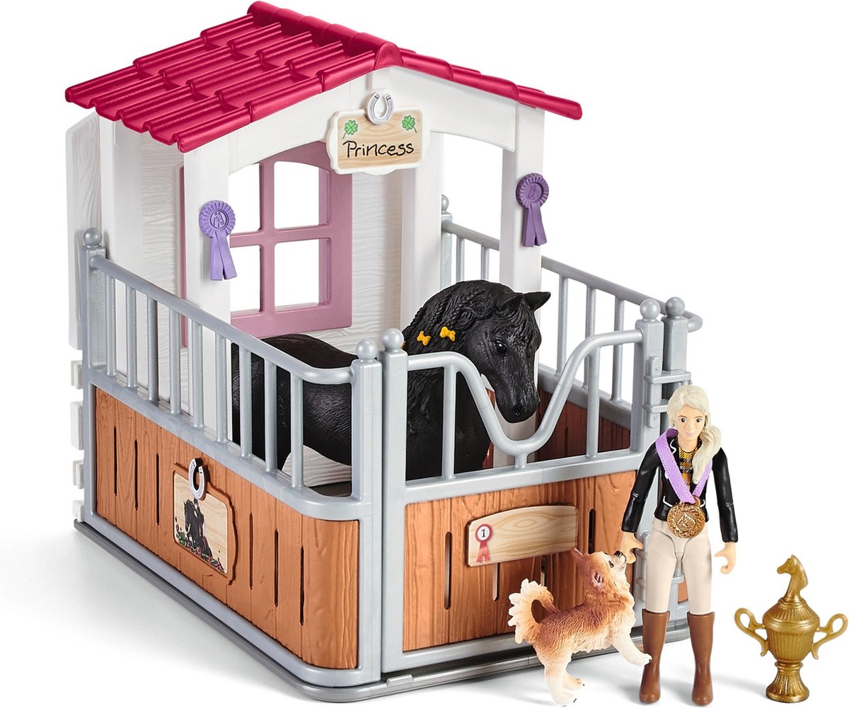 schleich HORSE CLUB - Speelfigurenset - Paardenstal met Horse Club Tori & Princess - Kinderspeelgoed voor Jongens en Meisjes - 5 tot 12 jaar - 14 Onderdelen - 42437 — afbeelding 15