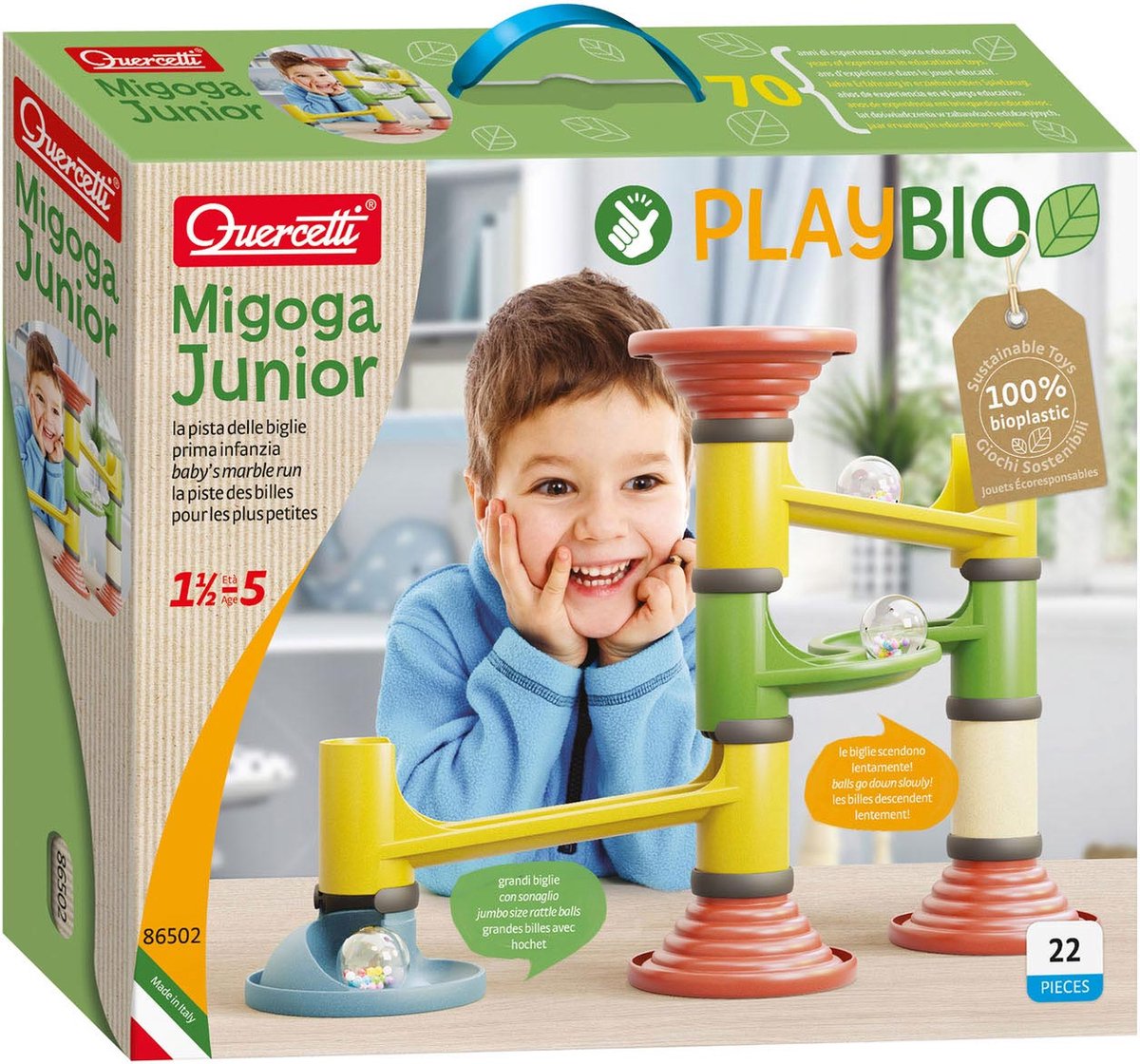 quercetti playbio junior knikkerbaan migoga