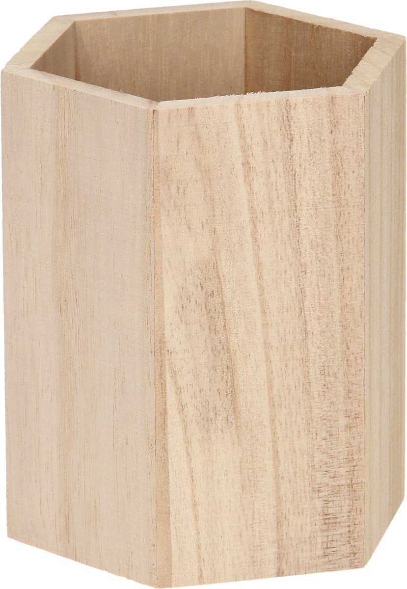Versier je eigen Houten Pennenbakje