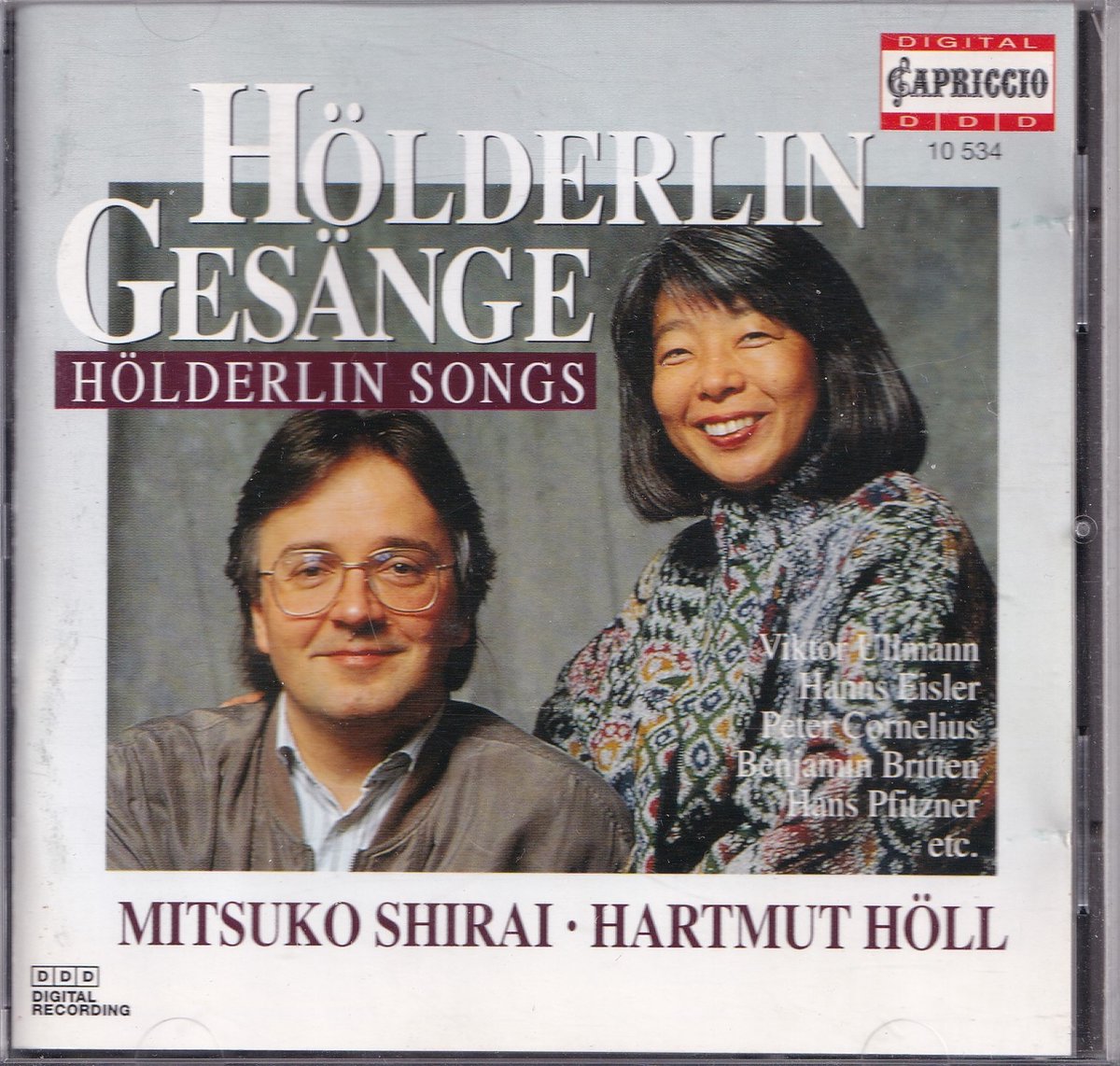 Hölderlin-Gesänge - Diverse componisten - Mitsuko Shirai (mezzosopraan), Martmut Höll (piano)