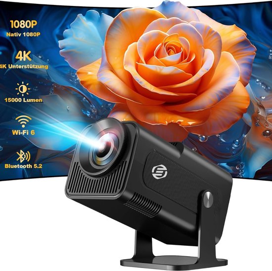 Equivera Mini Beamer - Draagbare Beamer - Beamer - Mini Beamer Projector - Projector - Mini Projector