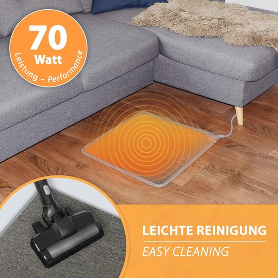 PeSandy Reptile Heating Mat 28 x 8 cm Terrarium Adjustable with Temperature Control for Reptiles, Turtle, Snakes, Lizards, Geckos, Spiders, Aquarium Safety Mat